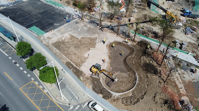 滑板場地施工圖片 滑板場地施工圖片